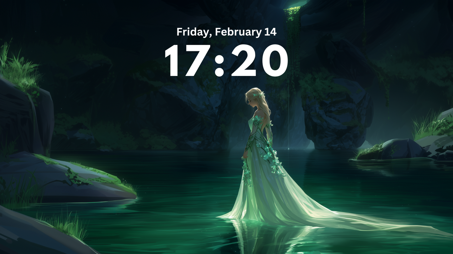 Princess at Green Lake | Desktop Wallpaper