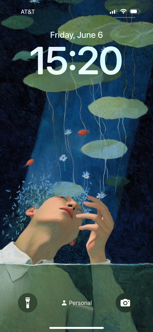 Free | Deep Water Emotions | Phone Wallpaper