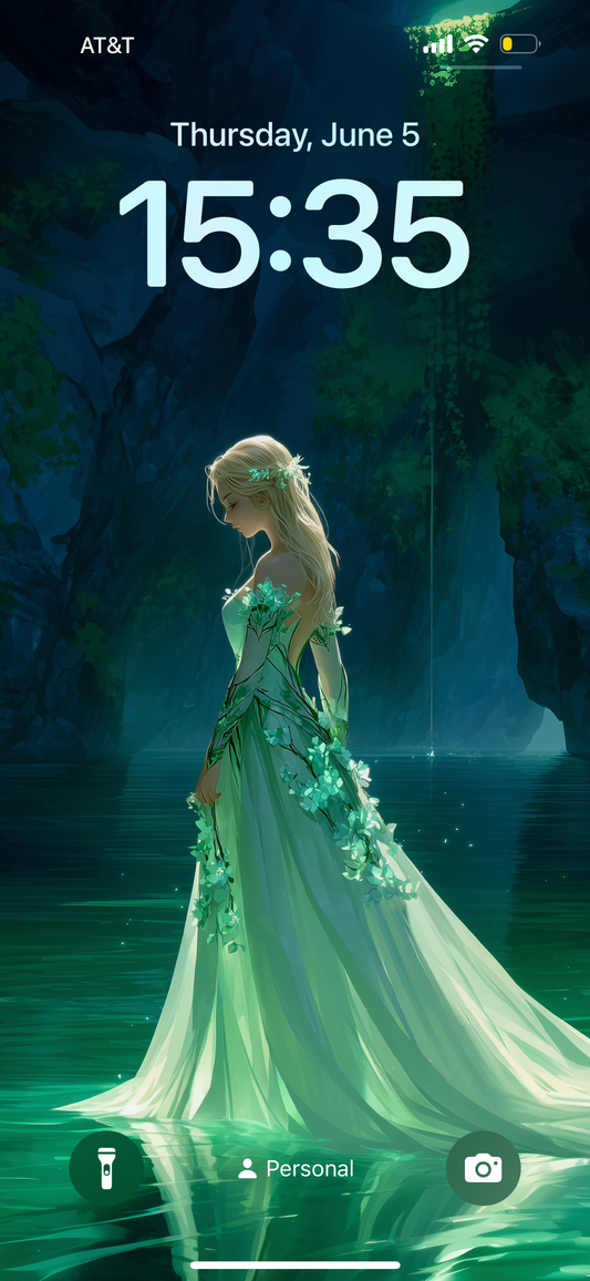 Princess at Green Lake | Phone Wallpaper